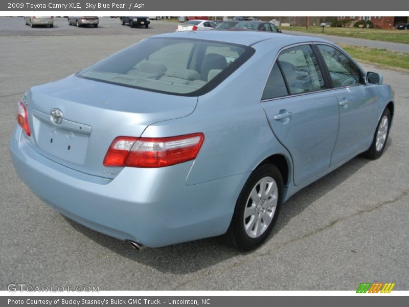 Sky Blue Pearl / Ash 2009 Toyota Camry XLE
