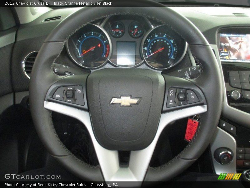Black Granite Metallic / Jet Black 2013 Chevrolet Cruze LT
