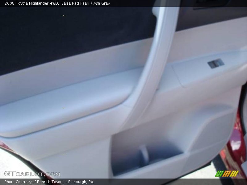 Salsa Red Pearl / Ash Gray 2008 Toyota Highlander 4WD