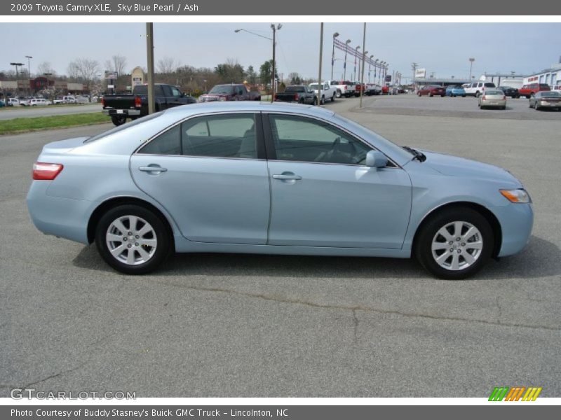 Sky Blue Pearl / Ash 2009 Toyota Camry XLE