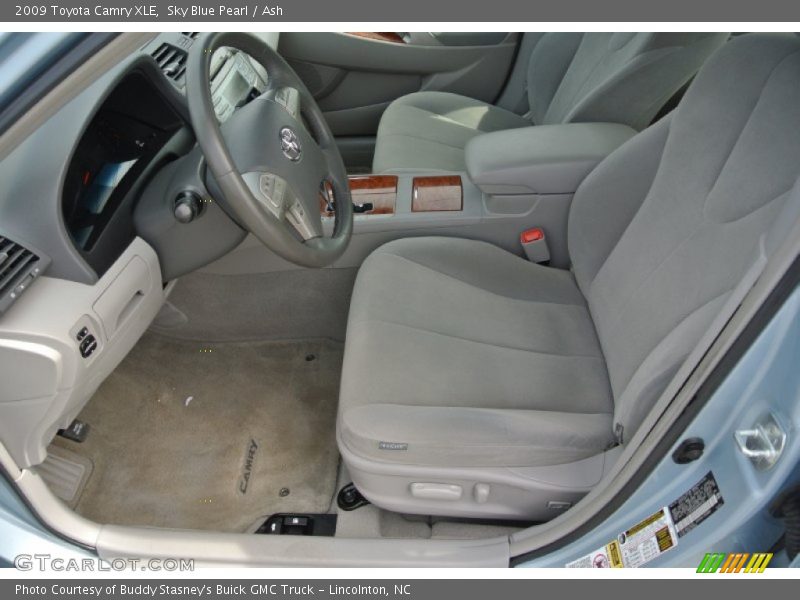 Sky Blue Pearl / Ash 2009 Toyota Camry XLE