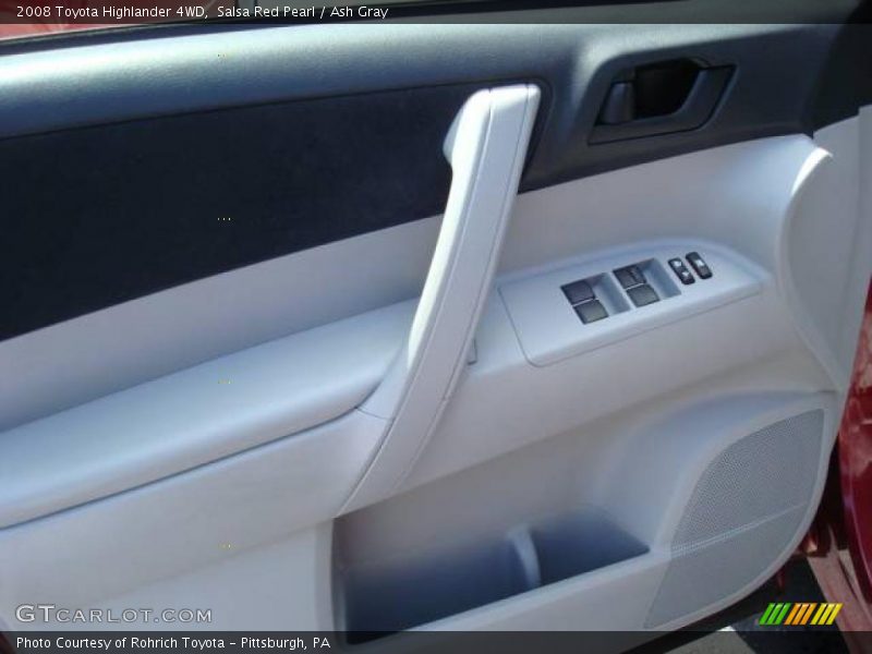 Salsa Red Pearl / Ash Gray 2008 Toyota Highlander 4WD