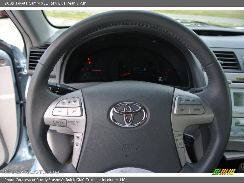 Sky Blue Pearl / Ash 2009 Toyota Camry XLE