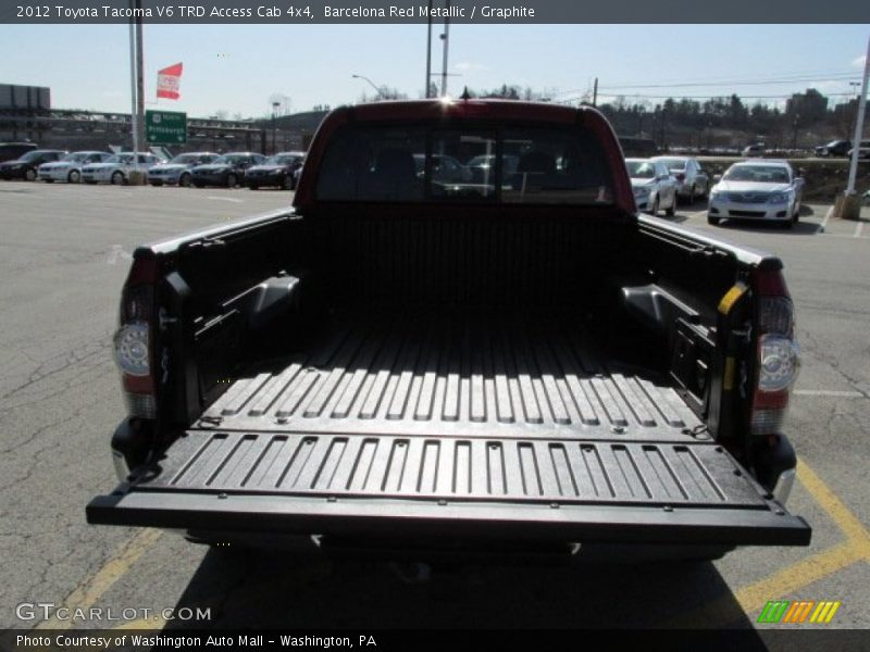 Barcelona Red Metallic / Graphite 2012 Toyota Tacoma V6 TRD Access Cab 4x4