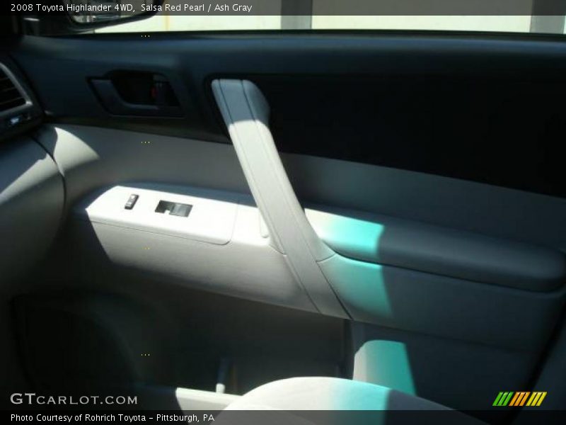 Salsa Red Pearl / Ash Gray 2008 Toyota Highlander 4WD