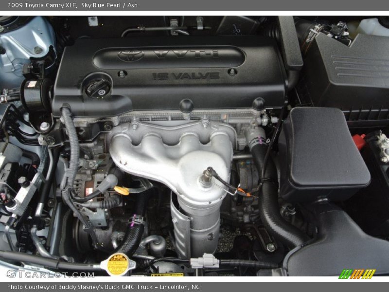 Sky Blue Pearl / Ash 2009 Toyota Camry XLE