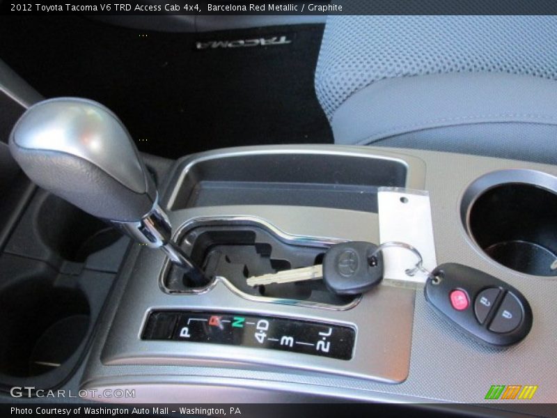 Barcelona Red Metallic / Graphite 2012 Toyota Tacoma V6 TRD Access Cab 4x4