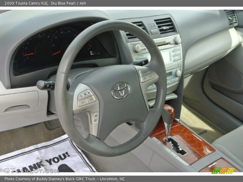 Sky Blue Pearl / Ash 2009 Toyota Camry XLE