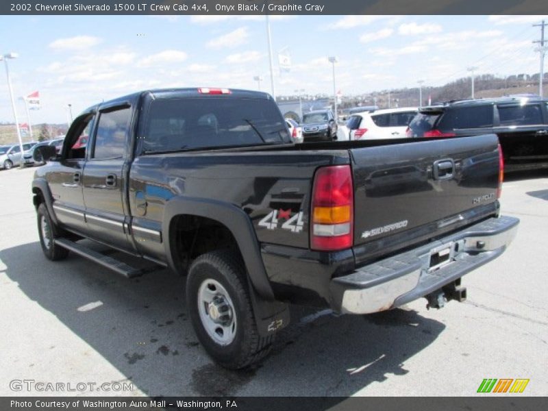 Onyx Black / Graphite Gray 2002 Chevrolet Silverado 1500 LT Crew Cab 4x4