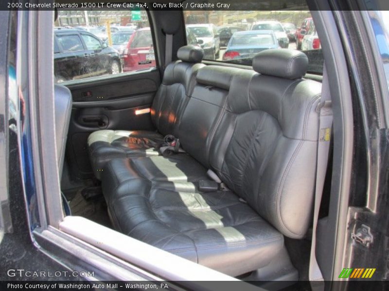Onyx Black / Graphite Gray 2002 Chevrolet Silverado 1500 LT Crew Cab 4x4