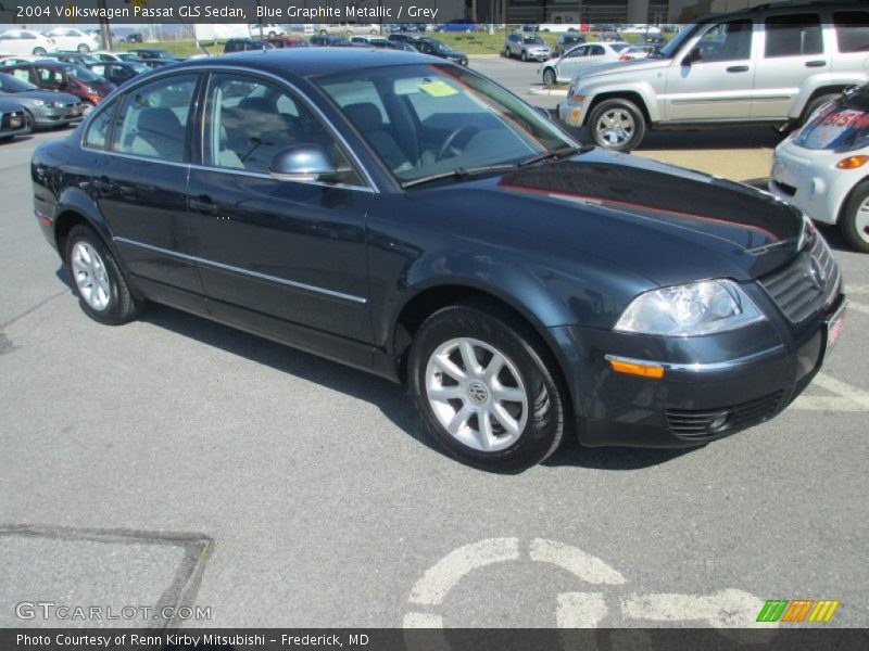 Blue Graphite Metallic / Grey 2004 Volkswagen Passat GLS Sedan