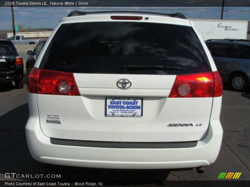 Natural White / Stone 2008 Toyota Sienna LE