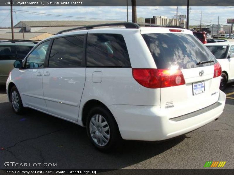 Natural White / Stone 2008 Toyota Sienna LE