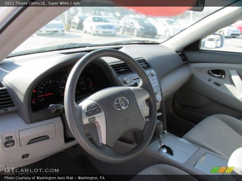 Super White / Ash 2011 Toyota Camry LE