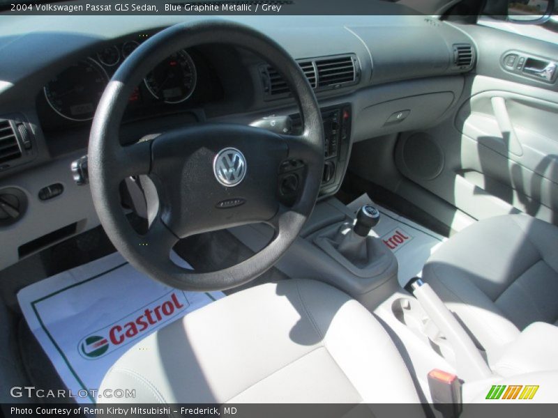 Blue Graphite Metallic / Grey 2004 Volkswagen Passat GLS Sedan