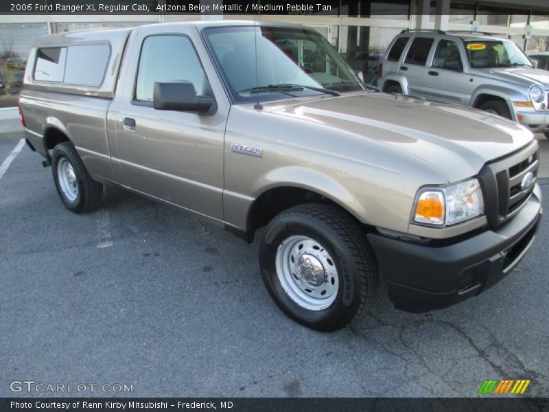 Arizona Beige Metallic / Medium Pebble Tan 2006 Ford Ranger XL Regular Cab