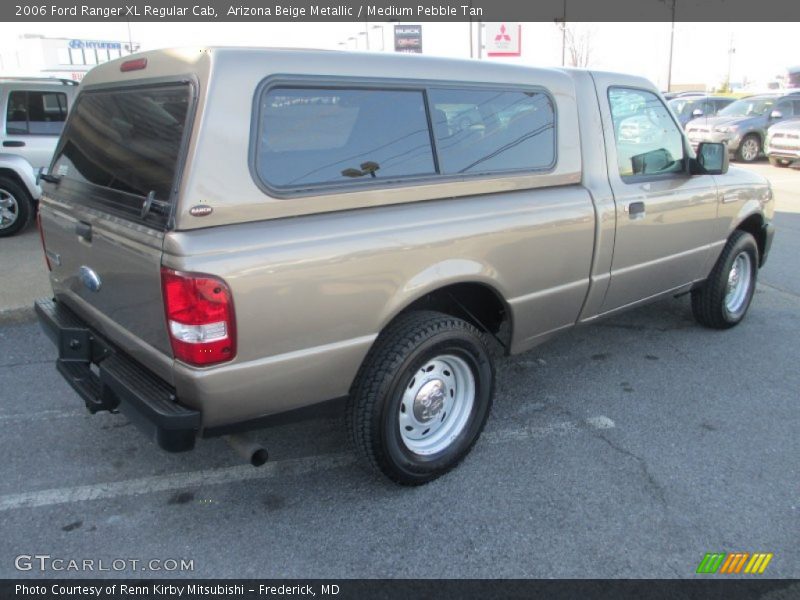 Arizona Beige Metallic / Medium Pebble Tan 2006 Ford Ranger XL Regular Cab