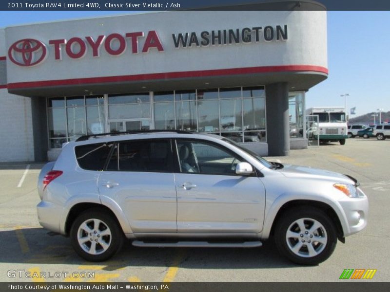 Classic Silver Metallic / Ash 2011 Toyota RAV4 Limited 4WD