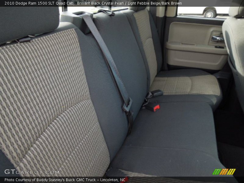 Brilliant Black Crystal Pearl / Light Pebble Beige/Bark Brown 2010 Dodge Ram 1500 SLT Quad Cab