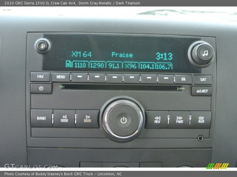 Storm Gray Metallic / Dark Titanium 2010 GMC Sierra 1500 SL Crew Cab 4x4
