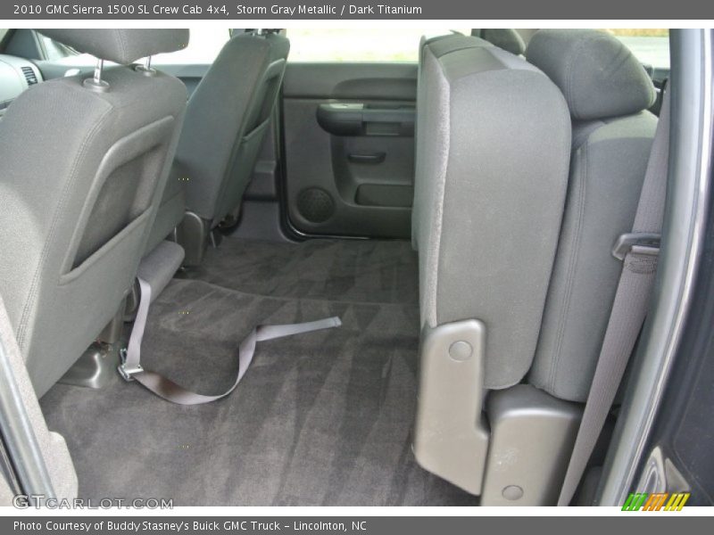 Storm Gray Metallic / Dark Titanium 2010 GMC Sierra 1500 SL Crew Cab 4x4
