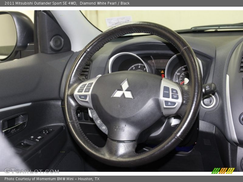 Diamond White Pearl / Black 2011 Mitsubishi Outlander Sport SE 4WD