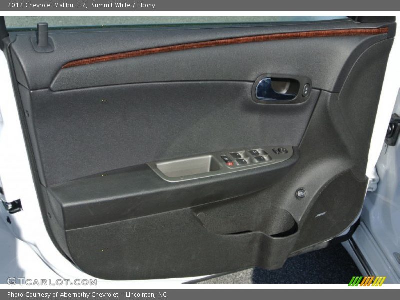 Summit White / Ebony 2012 Chevrolet Malibu LTZ