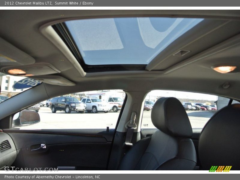 Summit White / Ebony 2012 Chevrolet Malibu LTZ