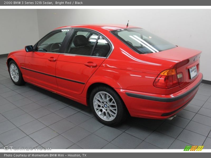 Bright Red / Black 2000 BMW 3 Series 328i Sedan