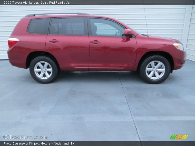 Salsa Red Pearl / Ash 2009 Toyota Highlander