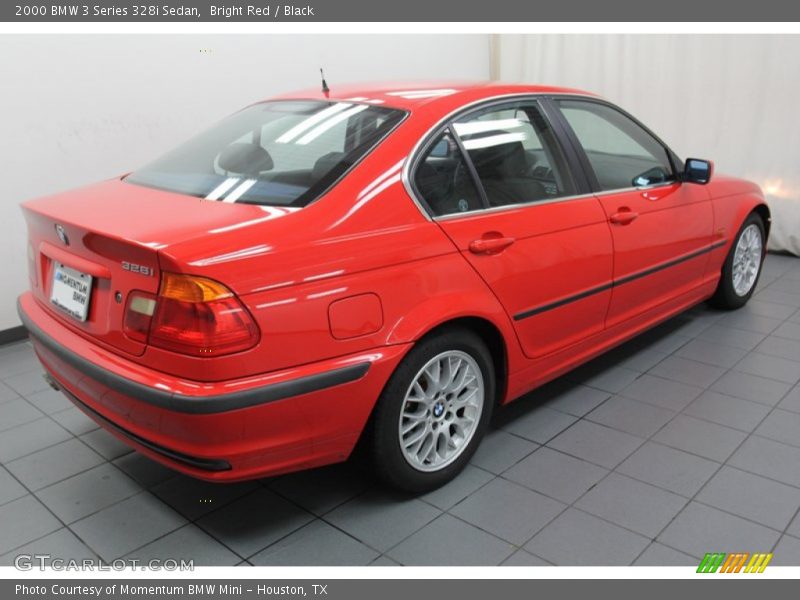 Bright Red / Black 2000 BMW 3 Series 328i Sedan
