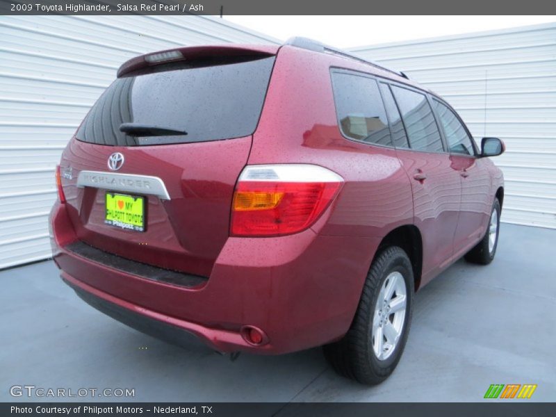 Salsa Red Pearl / Ash 2009 Toyota Highlander