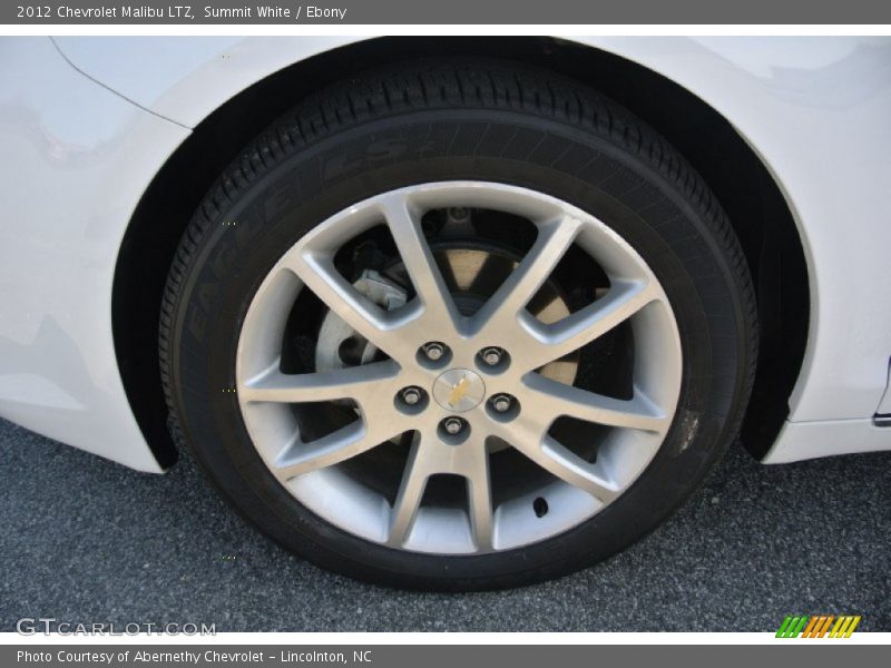 Summit White / Ebony 2012 Chevrolet Malibu LTZ