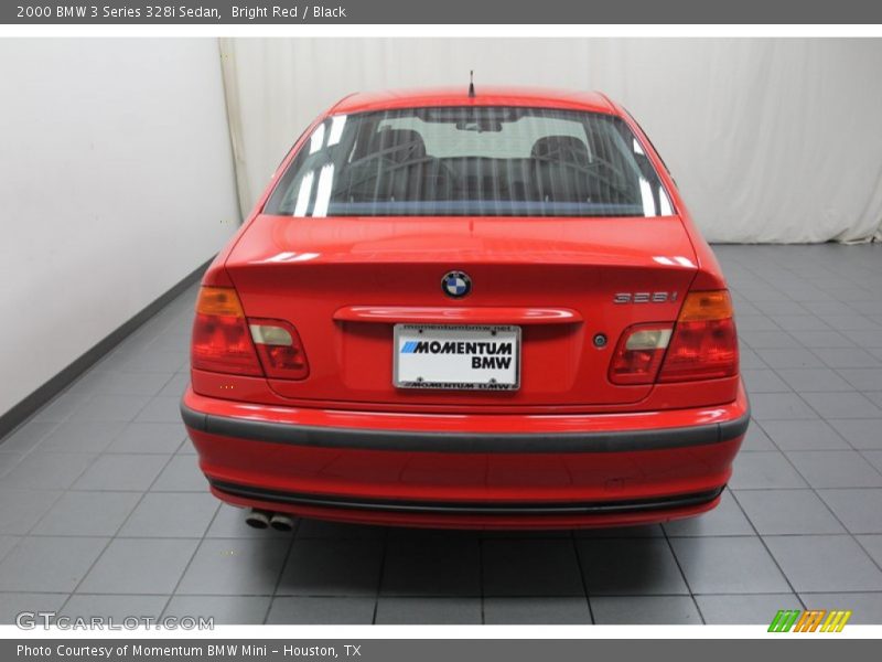 Bright Red / Black 2000 BMW 3 Series 328i Sedan