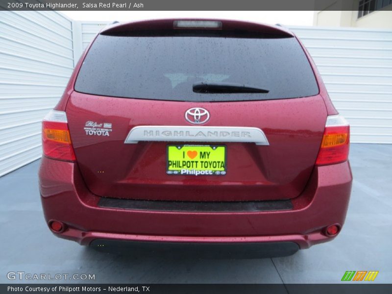 Salsa Red Pearl / Ash 2009 Toyota Highlander