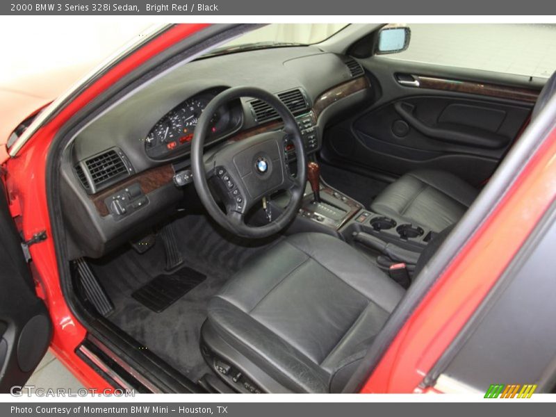 Black Interior - 2000 3 Series 328i Sedan 