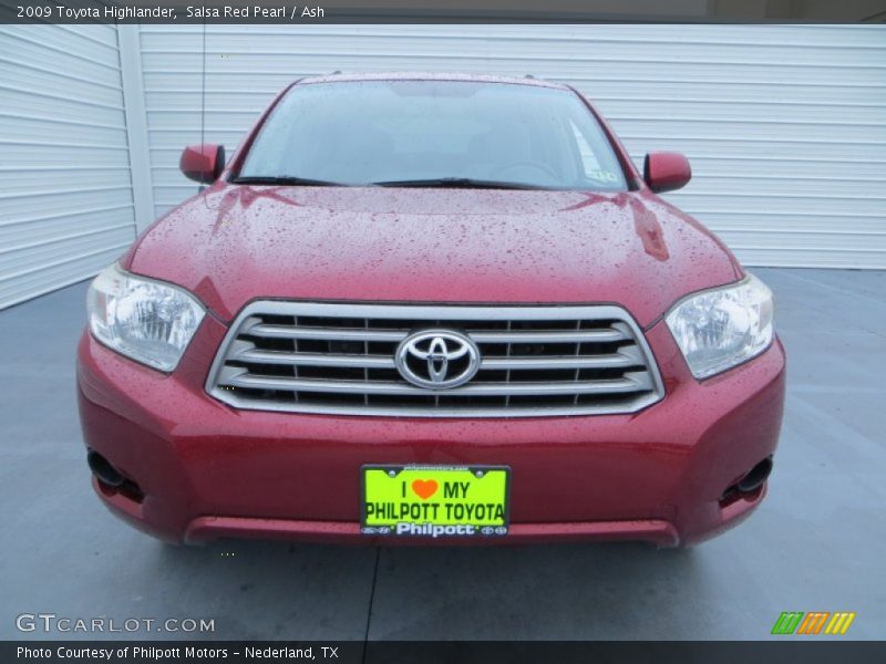 Salsa Red Pearl / Ash 2009 Toyota Highlander