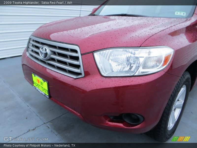 Salsa Red Pearl / Ash 2009 Toyota Highlander