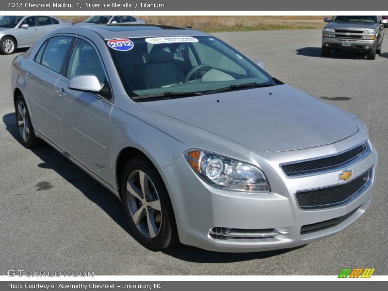 Silver Ice Metallic / Titanium 2012 Chevrolet Malibu LT