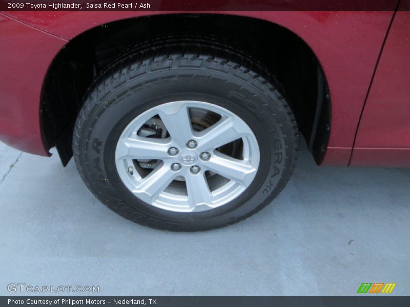 Salsa Red Pearl / Ash 2009 Toyota Highlander
