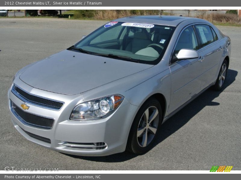 Silver Ice Metallic / Titanium 2012 Chevrolet Malibu LT