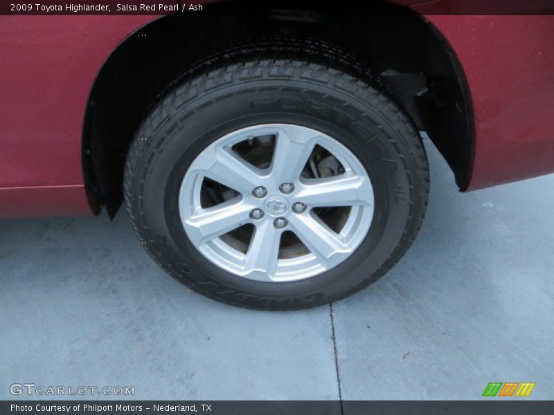 Salsa Red Pearl / Ash 2009 Toyota Highlander