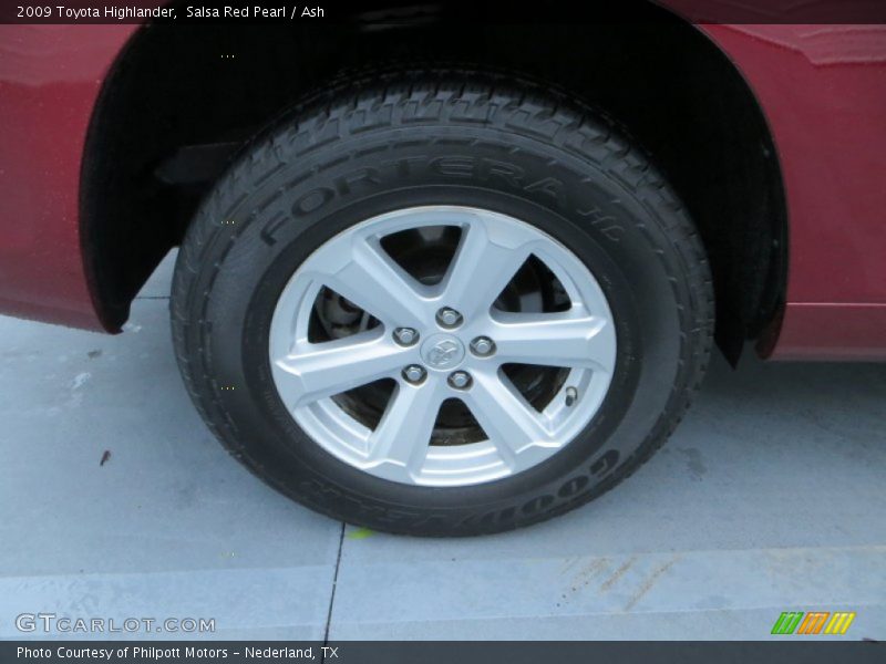 Salsa Red Pearl / Ash 2009 Toyota Highlander