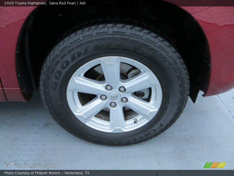 Salsa Red Pearl / Ash 2009 Toyota Highlander