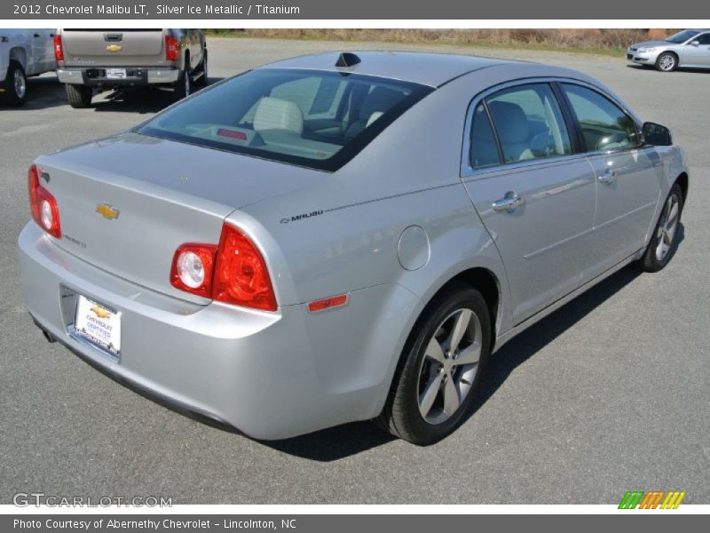Silver Ice Metallic / Titanium 2012 Chevrolet Malibu LT