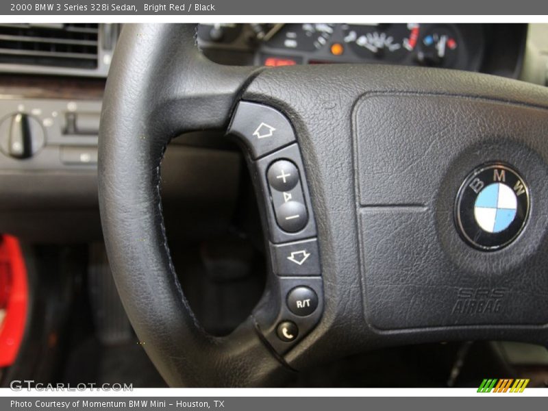 Bright Red / Black 2000 BMW 3 Series 328i Sedan