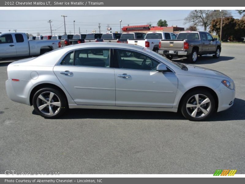 Silver Ice Metallic / Titanium 2012 Chevrolet Malibu LT