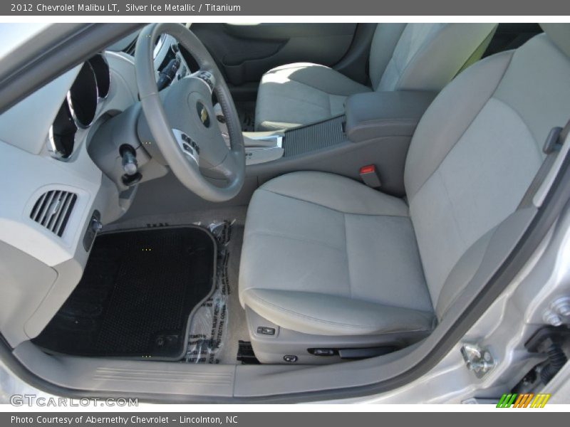 Silver Ice Metallic / Titanium 2012 Chevrolet Malibu LT