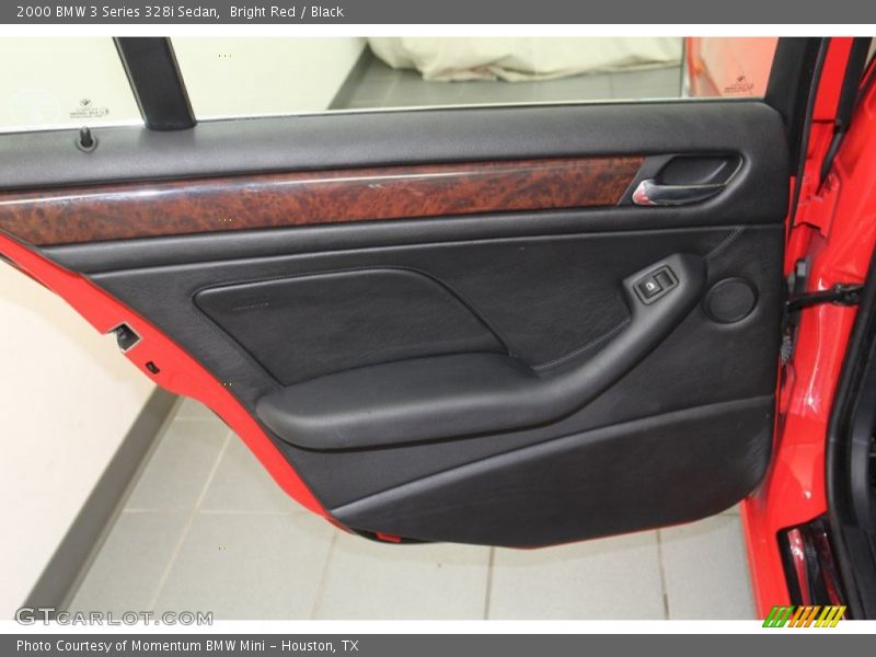 Bright Red / Black 2000 BMW 3 Series 328i Sedan