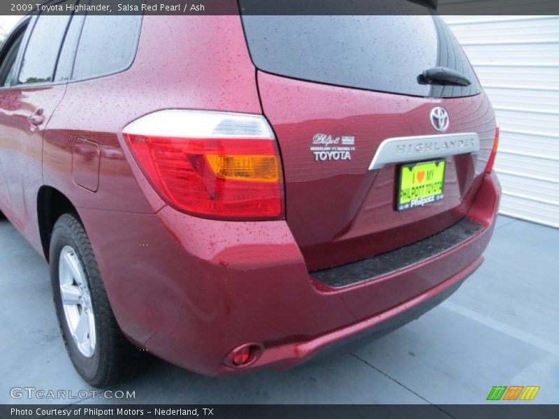 Salsa Red Pearl / Ash 2009 Toyota Highlander